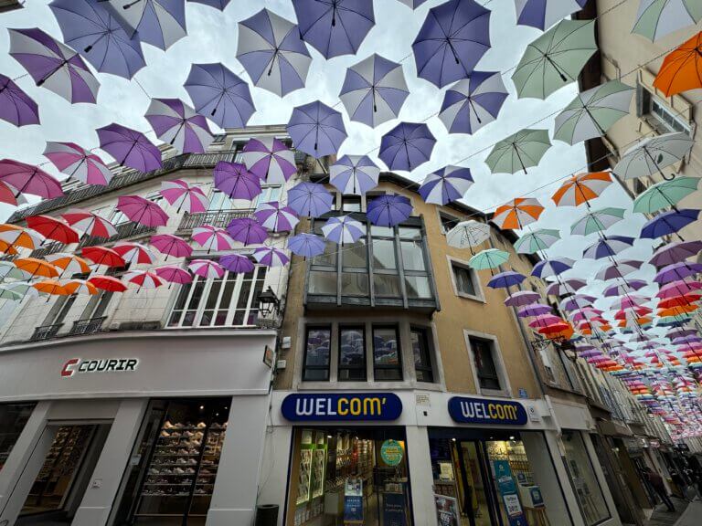 Regen in Aurillac